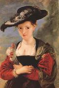 Peter Paul Rubens Portrait of Susanna Fourment ('Le Chapeau de Paille') (mk27) Sweden oil painting artist